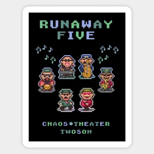 Runaway Five Magnet